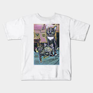 Two Special Kitties Kids T-Shirt